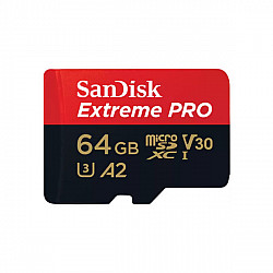 SanDisk micro SDXC 64GB Extreme PRO, SDSQXCU-064G-GN6MA sa adapterom