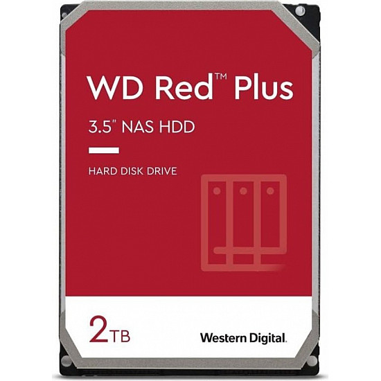 WD HDD 2TB WD20EFPX 5400rpm 256MB RED Plus NAS