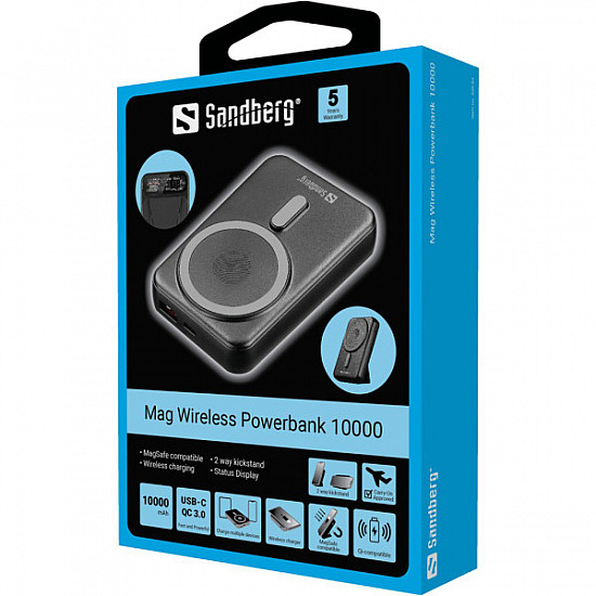 Sandberg Powerbank Mag 420-94 10000mAh Wireless 15W