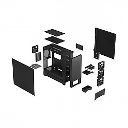 Fractal Design kućište  Pop XL Silent Black Solid, FD-C-POS1X-01