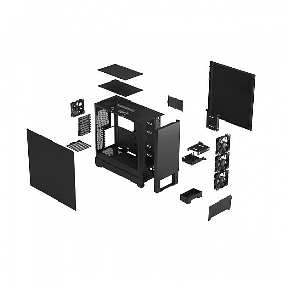 Fractal Design kućište  Pop XL Silent Black Solid, FD-C-POS1X-01