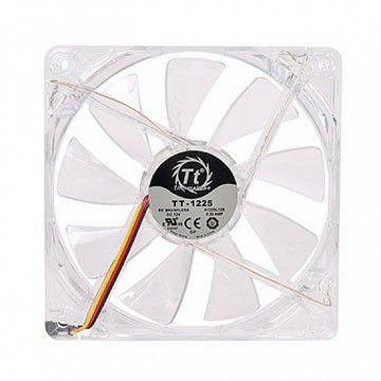 Thermaltake Case Fan Pure 12 Blue LED, 120mm, 1000rpm, Transparent