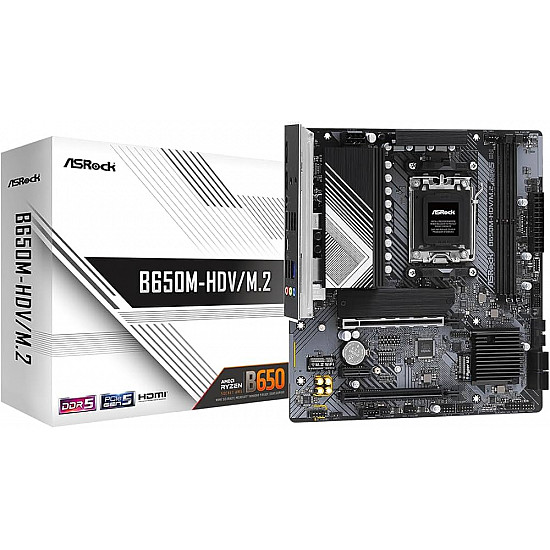 ASRock MB AM5 B650M-HDV, M.2