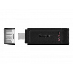 Kingston USB Flash Drive 128GB USB 3.2 DataTraveler 70 black DT70, 128