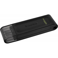 Kingston USB Flash Drive 128GB USB 3.2 DataTraveler 70 black DT70, 128
