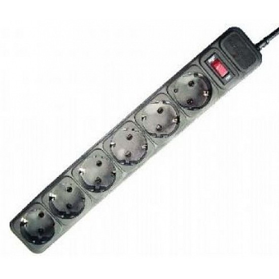 GEMBIRD Kabl GEMBIRD Protektor SPG6-B-6 6mesta 1.8m Black