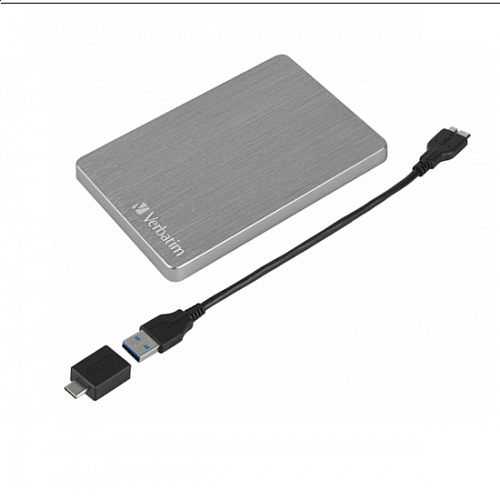 Verbatim HDD E2.5"  1TB USB 3.2 Store" n" Go 53662, Space grey