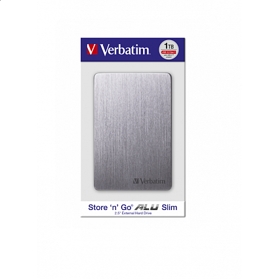 Verbatim HDD E2.5"  1TB USB 3.2 Store" n" Go 53662, Space grey