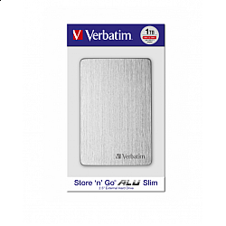 Verbatim HDD E2.5"  1TB USB 3.2 Store" n" Go 53663, Silver