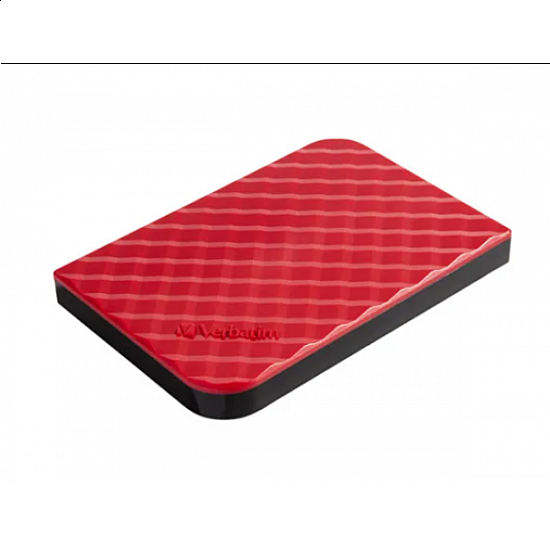 Verbatim HDD E2.5"  1TB USB 3.0 Store" n" Go 53203, Red