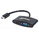 Manhattan adapter 152709 Mini DisplayPort, M - HDMI, VGA F Crni