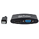 Manhattan adapter 152709 Mini DisplayPort, M - HDMI, VGA F Crni
