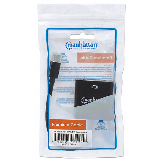 Manhattan adapter 152549 Mini DisplayPort, M - DVI-D 24+5, F 4K