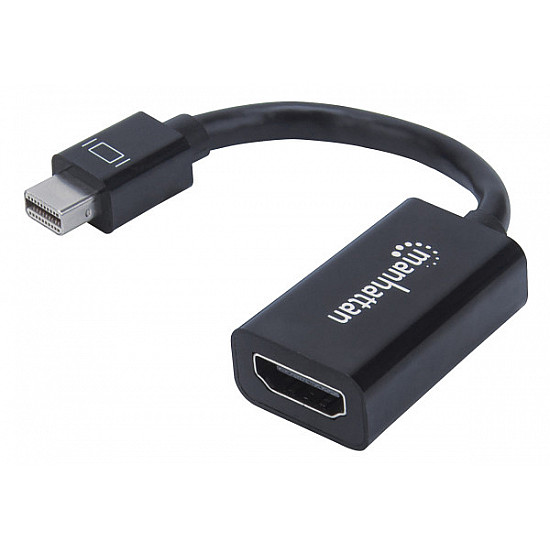 Manhattan adapter 151528 Mini DisplayPort, M - HDMI 1080p Crni
