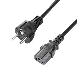 Stars Solutions kabl  naponski za PC 3x1.0 crni 1.8m