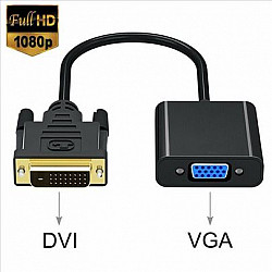 Stars Solutions adapter  DVI na VGA crni M, F