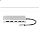 Manhattan docking station 130660 12in1 USB-C - 3xHDMI, 4xUSB, LAN, CR, PD 100W