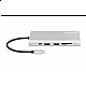 Manhattan docking station 130660 12in1 USB-C - 3xHDMI, 4xUSB, LAN, CR, PD 100W