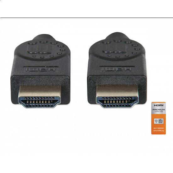 Manhattan kabl  355353 HDMI M, M 4K, 60Hz, 100Mbps, 3m