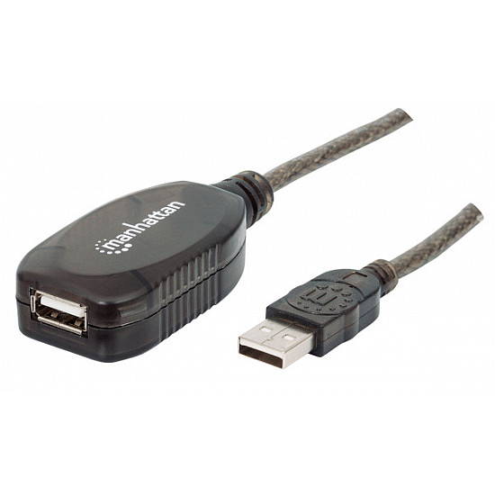 Manhattan kabl 150248 USB-A M, F 2.0, 480Mbps, produžni aktivni, 10m