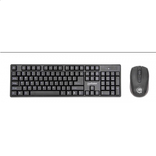 Manhattan tastatura+miš Wireless  181068 US, black