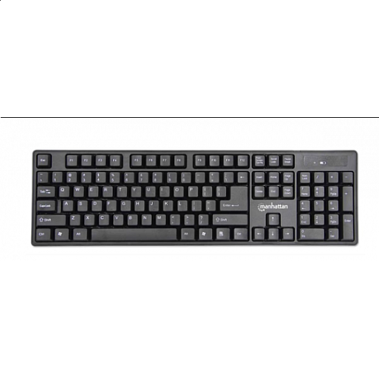 Manhattan tastatura+miš Wireless  181068 US, black