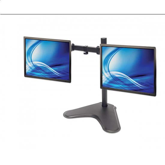Manhattan stoni nosač za dva monitora 461559 13" -32" 