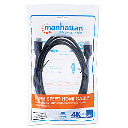 Manhattan kabl 306126 HDMI M, M 4K, 30Hz, 3m