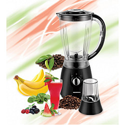 HEINNER blender HBL-500R 1,5l, 500W, plastična čaša, crni