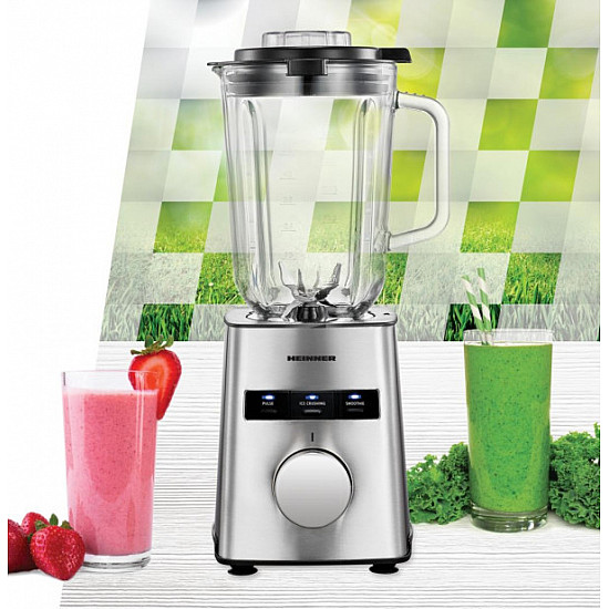 HEINNER blender HBL-HE800SS 1,5l, 800W, staklena čaša, inox HEINNER blender HBL-HE800SS 1,5l, 800W, staklena čaša, inox