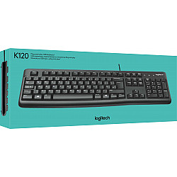Logitech tastatura USB K120 OEM US Black 920-002479