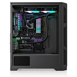 RAIJINTEK kucište ARCADIA III TG Midi Tower, ATX,M-ATX,Mini-ITX, bez napajanja, kaljeno staklo, crna
