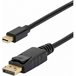 Manhattan kabl Displayport - Mini Displayport M, M 2m Black