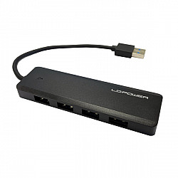 LC Power   LC-HUB-U3-4-V2 external USB3.2 Gen 1x1 HUB,4xUSB-A, 1xUSB-C,