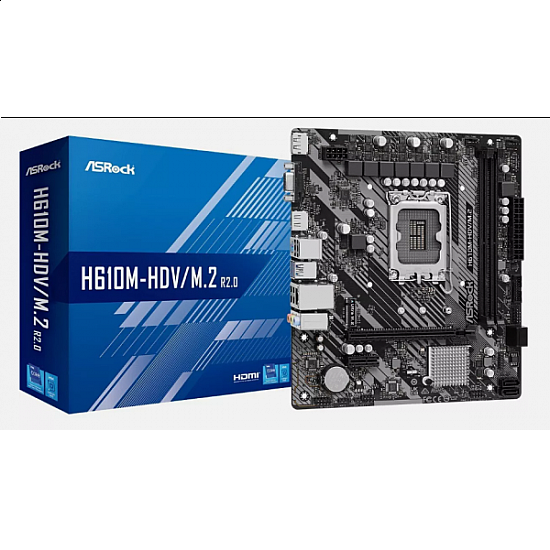 ASRock MB s1700 H610M-HDV, M.2 R2.0