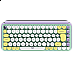 Logitech tastatura Pop Keys Daydream bela, ljubičasta US 920-010736