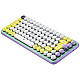 Logitech tastatura Pop Keys Daydream bela, ljubičasta US 920-010736