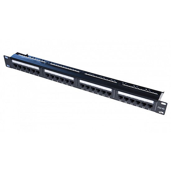 OWIRE patch panel 19" , 1U Cat6, 24 port