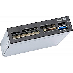 Akasa čitač kartica 3.5"  AK-ICR-07 Internal 6-Port Card Reader - black