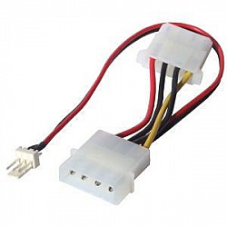 Cablexpert napojni kabl CC-PSU-5 3pin- molex F, molex M 15cm
