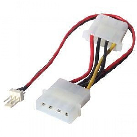 Cablexpert napojni kabl CC-PSU-5 3pin- molex F, molex M 15cm