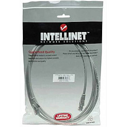 Intellinet prespojni mrežni kabal, Cat5e, U, UTP, 2m, sivi