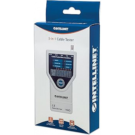 Intellinet 5 u 1 alat za testiranje kablova, LAN, USB, FireWire