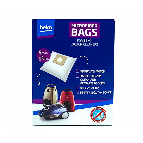 BEKO Kese za VC usisivač plava paket 5+1 BEKO Kese za VC usisivač plava paket 5+1