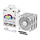 ASUS TUF GAMING TR120 ARGB REVERSE WHITE 3IN1 ventilator
