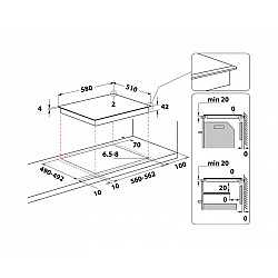 WHIRLPOOL AKT 8190, BA Ugradna ploča