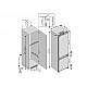 BEKO BCNA275E4SN ugradni frižider