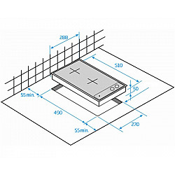 Beko HDMI 32400 DT ugradna ploča