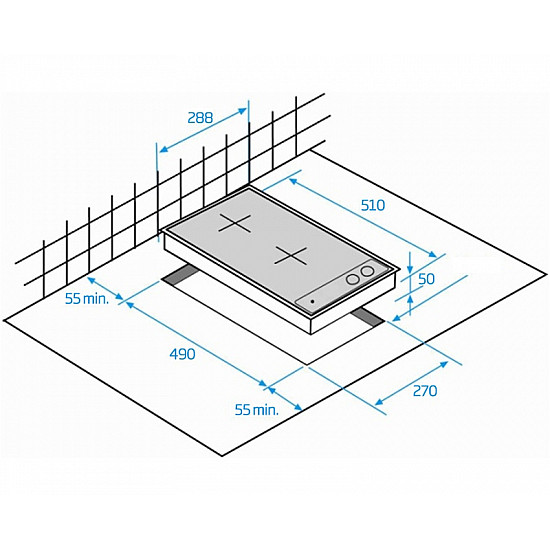 Beko HDMI 32400 DT ugradna ploča