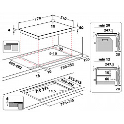 Whirlpool WL S3777 NE indukciona ugradna ploča